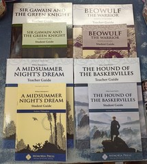 LOT Memoria Press Bundle 8th Grade+ Literature Teacher/ Student Guides Like New