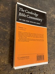 Cambridge Bible Commentaries on the Old Testament Ser.: Genesis, 1-11