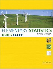 Elementary Statistics Using Excel Compact Disc Mario F. Triola