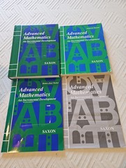 Saxon Advanced Mathematics Second Edition 4 Book Full Set W/Lesson & Test Cd