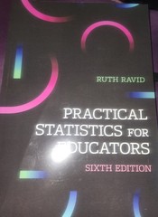 Practical Statistics for Educators by Ruth Ravid (2020, Hardcover)