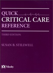 Quick Critical Care Reference