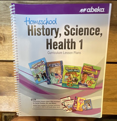 Abeka Homeschool History, Science, Health 1 Curriculum Lesson Plans Spiral