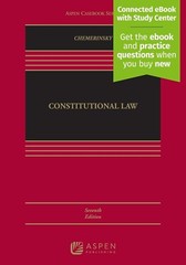 Constitutional Law: [Connected eBook with Study Center] (Aspen Casebook)…..NEW