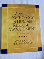 Alternative Etext Formats Ser.: Applied Psychology in Human Resource Management