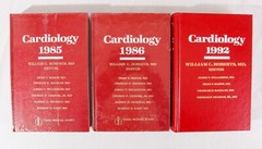 Cardiology, Lot of 3 (1985, 1986, 1992), by William Roberts, HC, Sealed