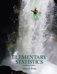 Elementary Statistics, California Edition w/ CD by Mario F. Triola