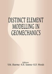 Distinct Element Modelling in Geomechanics – Sharma Saxena Woods Balkema