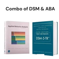 DSM-5-TR & Applied Behavior Analysis (ABA) Book Combo