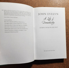 4 JOHN EVELYN Hardcover Books – Milieu, Ingenuity & Life of Domesticity