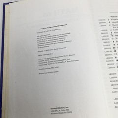 Saxon 65 Math Set 6/5: Textbook and Answer Key; 1st First Edition; Homeschool