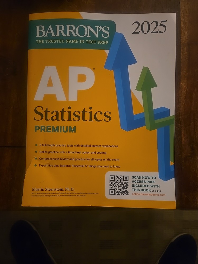 Barron’s Ap Prep Ser.: AP Statistics Premium, 2025: Prep Book with 9 Practice…