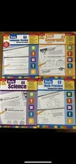 Evan-Moor Grade 4 Lot – Math, Science, Geography and Language
