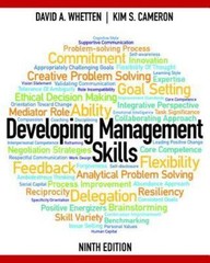 Developing Management Skills by Whetten, David,Cameron, Kim, Good Book
