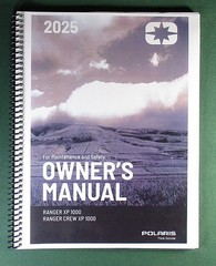 2025 Polaris Ranger XP 1000 Owner’s Manual: 204 Pages & Protective Covers!