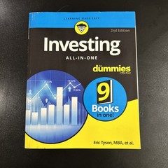Investing All-in-One For Dummies – Paperback, by Tyson Eric – Very Good