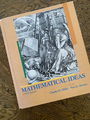 Mathematical Ideas by Charles D. Miller and Vern E. Heeren (1986, Hardcover)