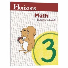 Horizon Math 3rd Grade Teacher’s – Spiral-bound, by Sareta Cummins – Acceptable