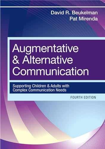 Augmentative and Alternative – Hardcover, by David Beukelman; Pat – Very Good c