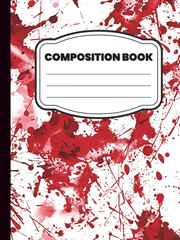 Composition Book – 120 Seiten – 8,25 X 11 Zoll (Ca. DIN A4) – Liniert – Motiv: H