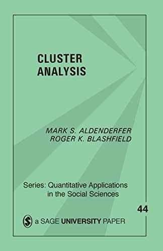 Cluster Analysis (Quantitative – Paperback, by Aldenderfer Mark S.; – Very Good