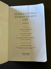 INTERNATIONAL HUMAN RIGHTS LAW By Daniel Moeckli & Sangeeta Shah