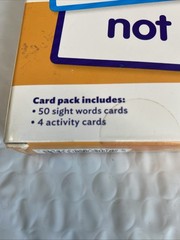 Flash Cards: Sight Words 3.25 x 1 x 6.25 inches Age 4+ Cards 54 English