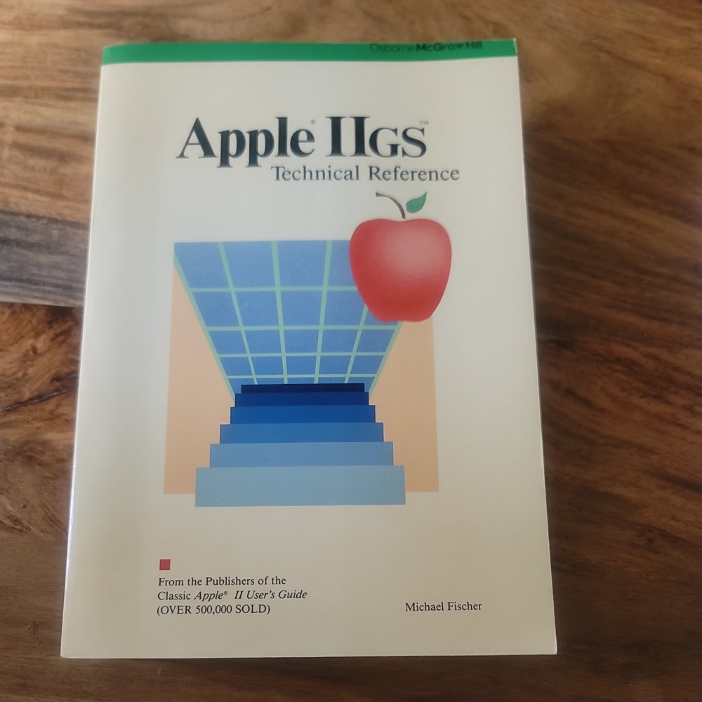 vintage APPLE IIGS Computer TECHNICAL REFERENCE Michael Fischer 1987 – VERY GOOD