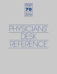 2016 Physicians’ Desk Reference, 70th Edition Hardcover PDR Staff
