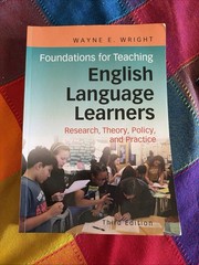 Foundations For Teaching English Language Learners