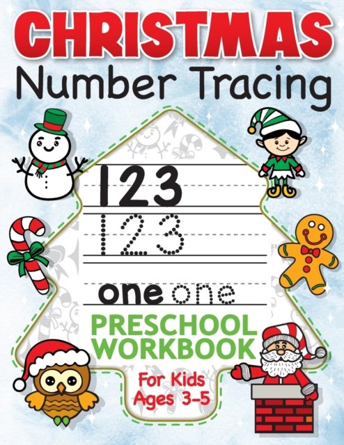 Art Supplies – Christmas Number Tracing Preschool Workbook for Kids Ag – X555z