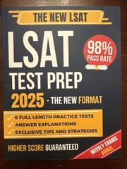 LSAT Test Prep 2025 The New Format Paperback Sterling New W/Flaws Read