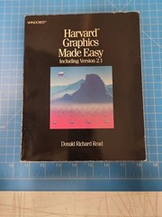 Harvard Graphics Made Easy Version 2.1 Donald Richard Read Software Guide Book
