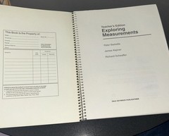 QUANTITATIVE LITERACY SERIES: EXPLORING MEASUREMENTS, By Dale Seymour Public