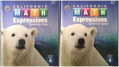 Math Expressions California Common Core Student Activity Book Vol 1&2 Grade 4