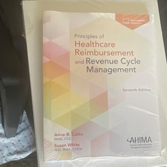 Principles of Healthcare Reimbursement 7th Ed Paperback Casto White AHIMA