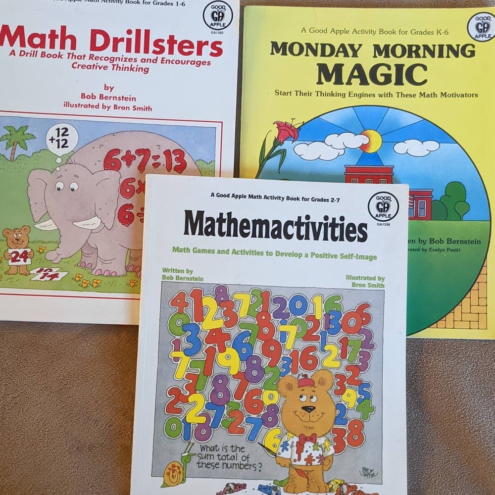 Good Apple Math Grade K-6, Mathemactivties Grade 2-7, Math Drillsters Grade 1-6
