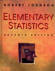 Elementary Statistics Hardcover Robert R. Johnson