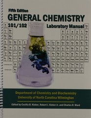 General Chemistry: Chemistry 101/102 Laboratory Manual