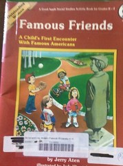 Famous Friends Good Apple Social Studies Book Lot Of 5 K-4 2nd &3rd Grade