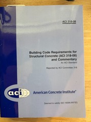 ACI 318-08 Building Code Requirements for Structural Concrete and Commentary