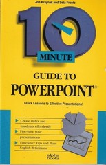10 minute guide to PowerPoint, Kraynak, Joe, Very Good Book