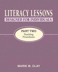 Literacy Lessons: Designed for – Paperback, by Clay Marie – Very Good x