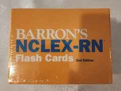 Barron’s NCLEX-RN Flash Cards, 2nd Edition 2016 Cards NEW SEALED