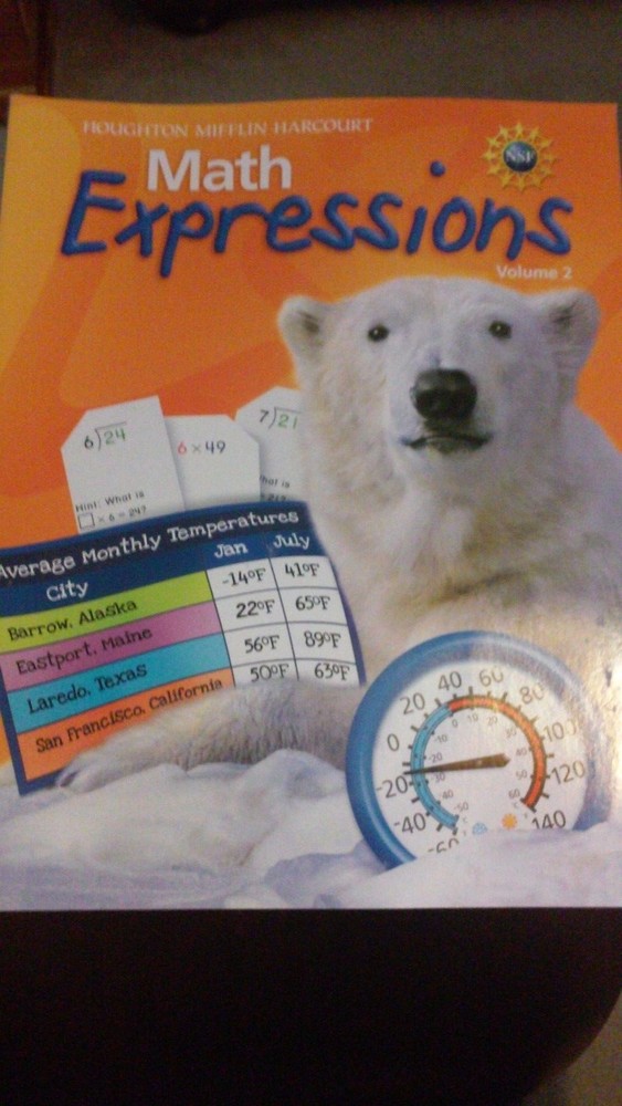 New Math Expressions Vol. 2 (2011, Paperback, Activity Book) Quantity of 7
