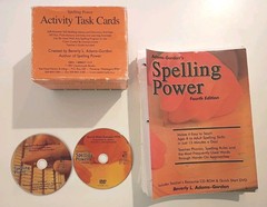 Spelling Power 4E Book Activity Task Cards DVD CD-ROM Set Homeschool Curriculum