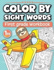 Color By Sight Words First Grade Workbook Ages 6-7: Fun Activity Book with 2…