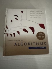 Introduction to Algorithms, Fourth Edition by Ronald L. Rivest, Charles E….