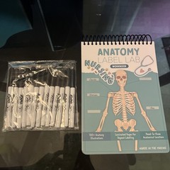 Nurse In The Making Anatomy Label Lab Workbook Laminated Spiral Bound