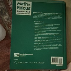Math in Focus Singapore Math Marshall Cavendish Hardcover Middle School Math